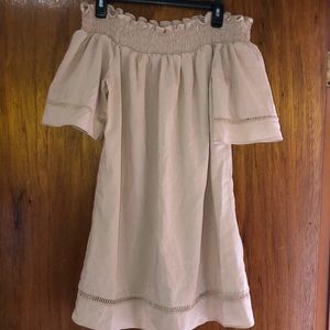 Fall off the shoulder dress